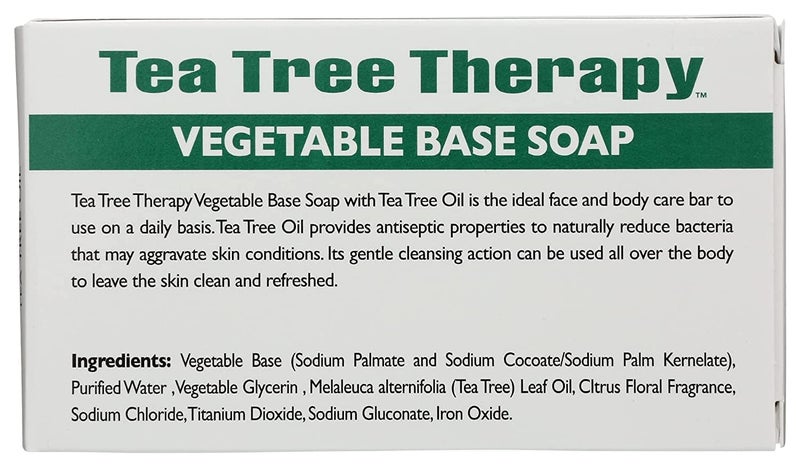 Tea Tree Therapy Vegetable Base Soap with Tea Tree Oil - 3.9 oz2 - Image 3